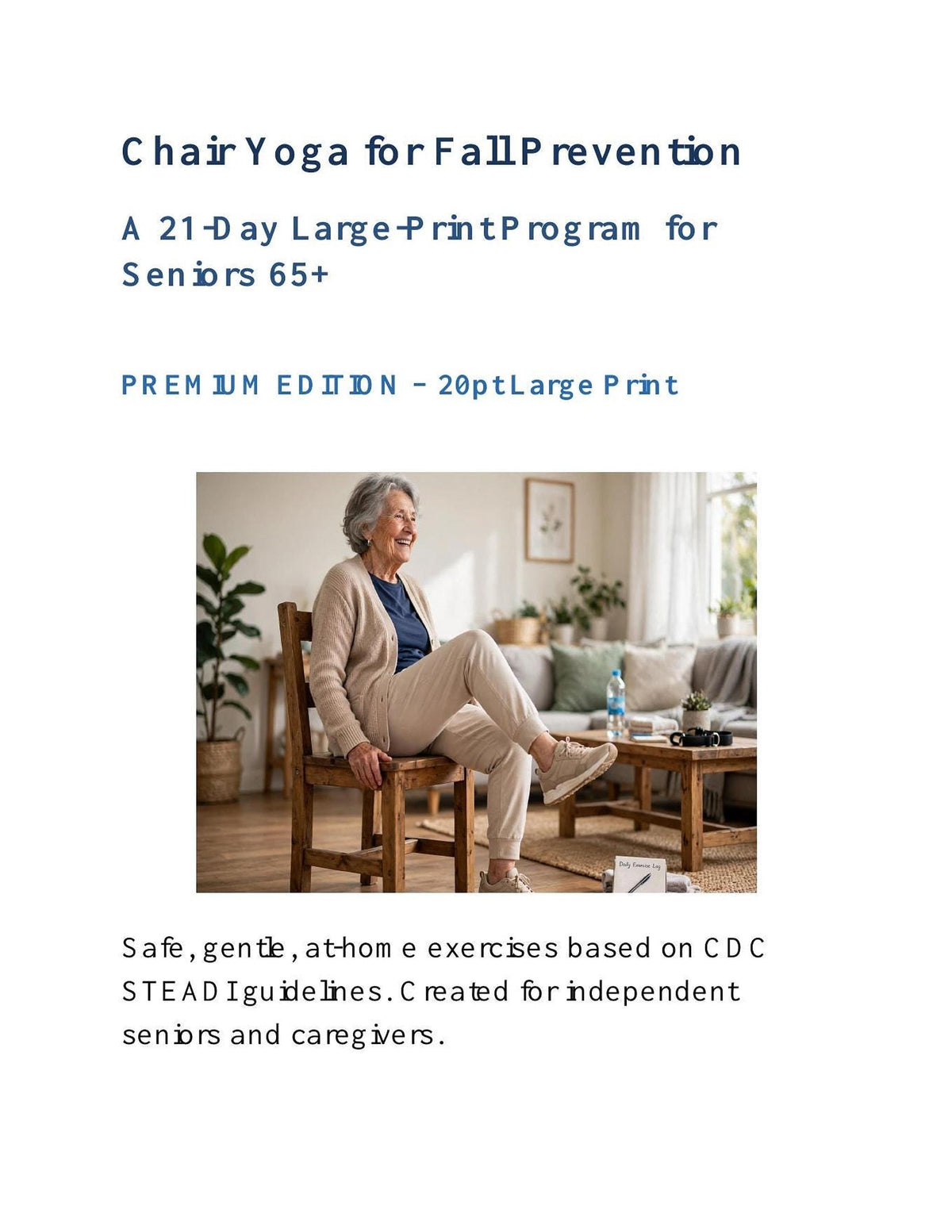Chair Yoga for Seniors PDF - inside page preview 2
