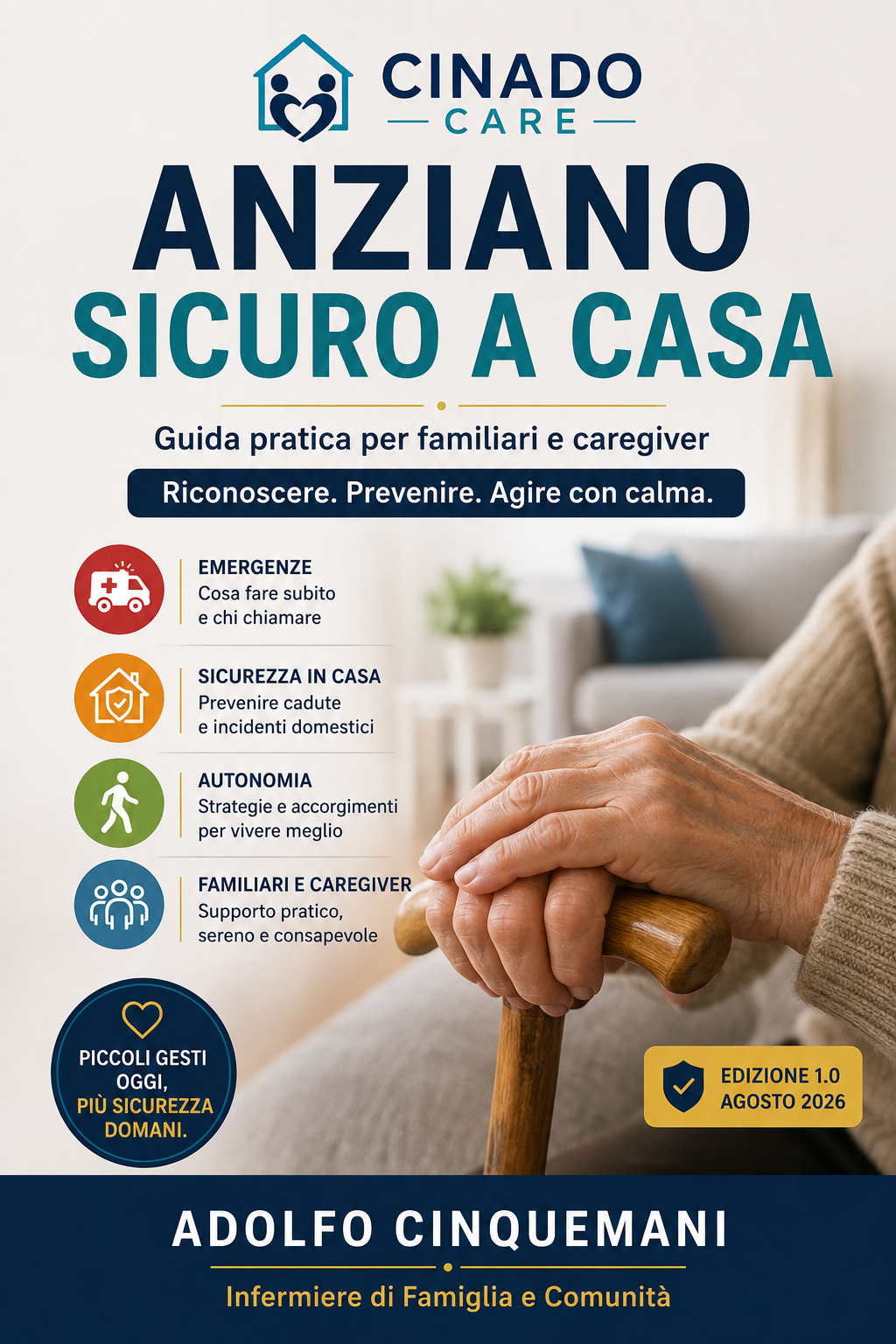 Anziano sicuro a casa